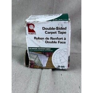 Roberts Indoor Outdoor 15 ft. Double Sided Carpet Vinyl Tape Roll 50-605
